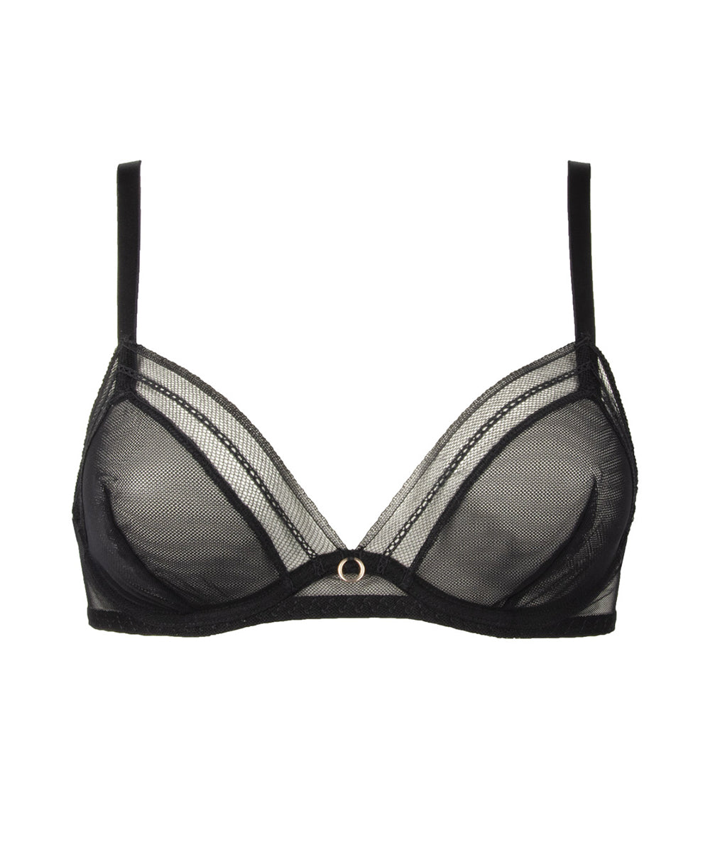 Soutien-gorge triangle armature Antigel de Lise Charmel Soir Adrénaline noir ECG6395-NO