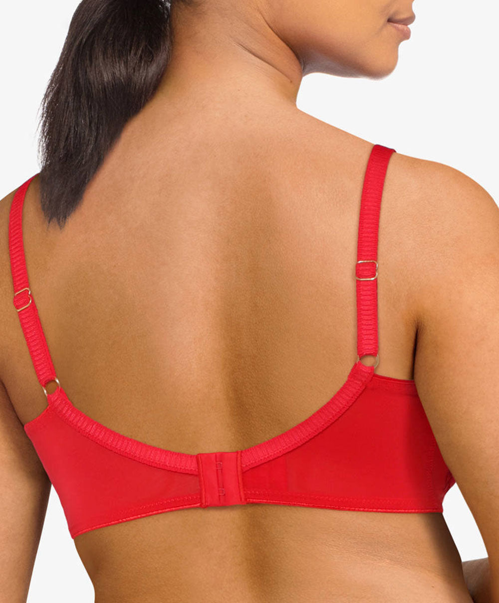 Soutien-gorge armatures très enveloppant Chantelle Champs Elysées Rouge poison C26010-0Y1