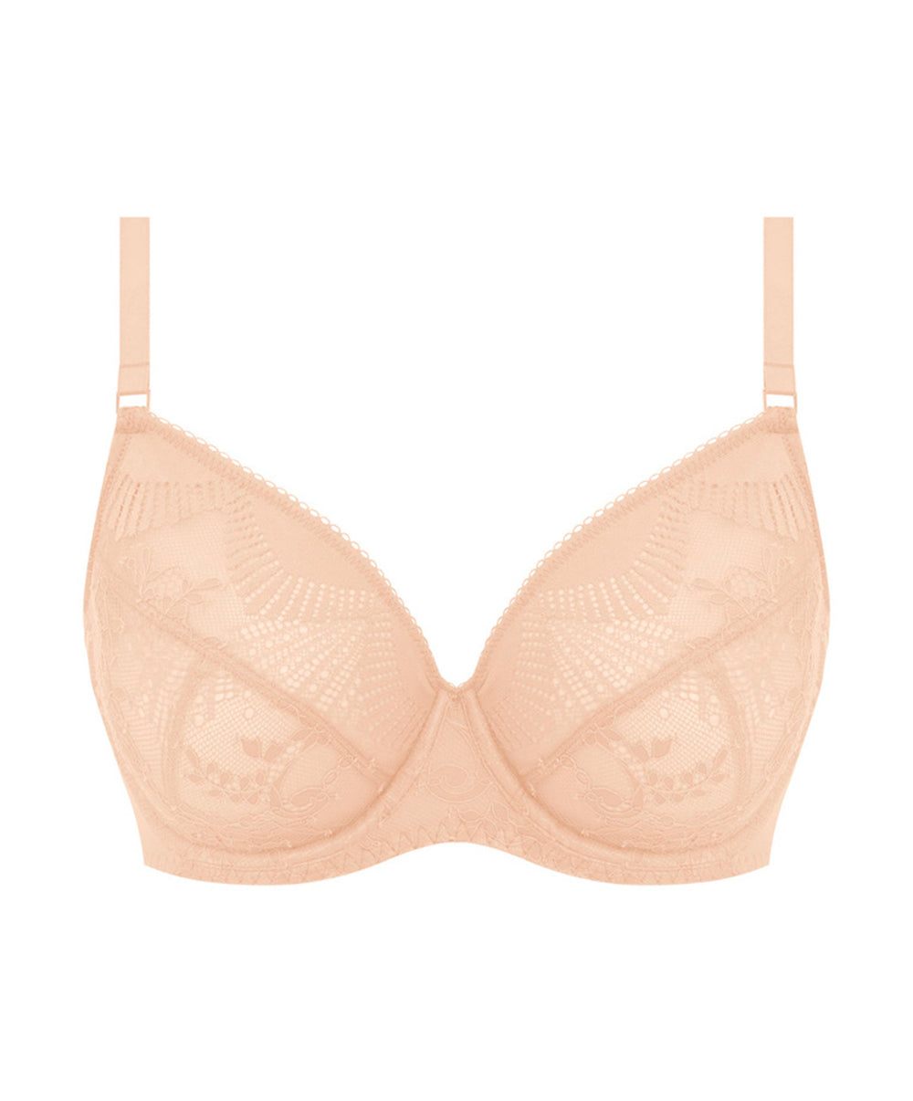 Soutien-gorge armatures couvrant décolleté plongeant Wacoal Sensu Lace champagne WE601201-CHN