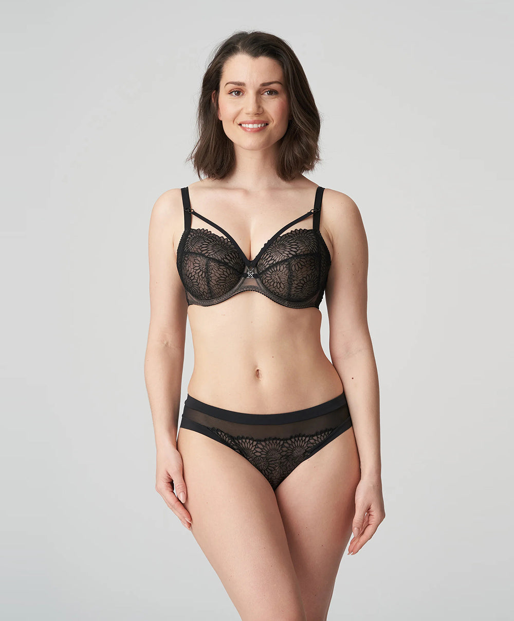 Soutien-gorge armatures emboitant 3 parties PrimaDonna Sophora noir 0163180-0163181-ZWA