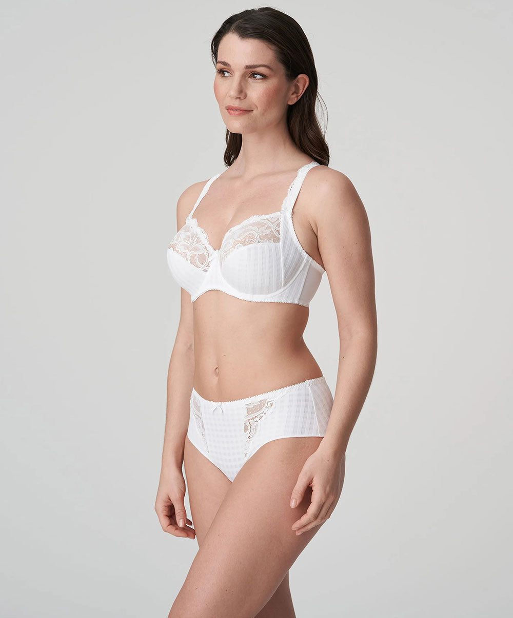 Soutien-gorge armatures emboitant 3 parties dentelle PrimaDonna Madison blanc 0162120-0162121-WIT