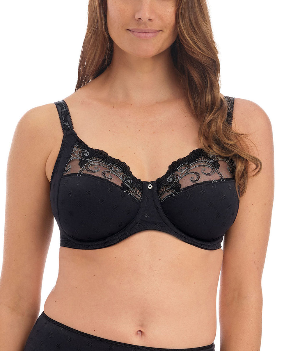 Soutien-gorge couvrant grande taille à armatures Fantasie Jocelyn noir FL100503-BLK