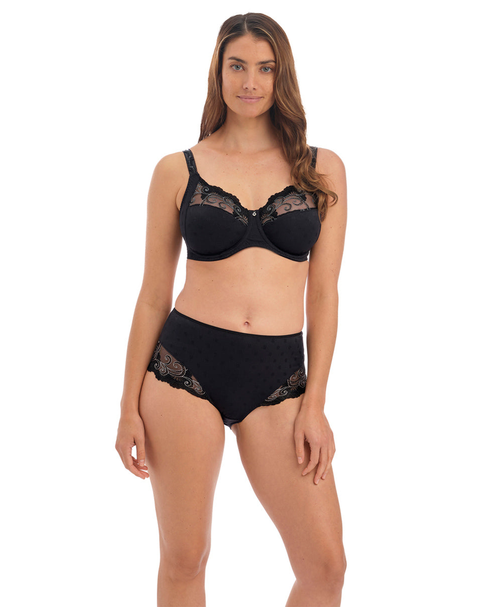 Soutien-gorge couvrant grande taille à armatures Fantasie Jocelyn noir FL100503-BLK