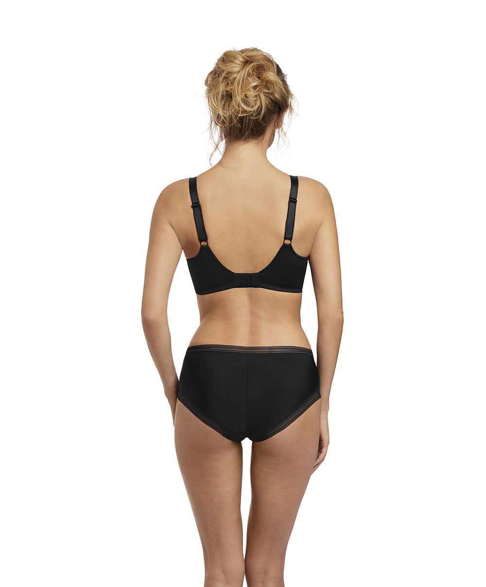 Soutien-gorge couvrant grande taille à armatures renforts latéraux Fantasie Fusion noir FL3091-BLK