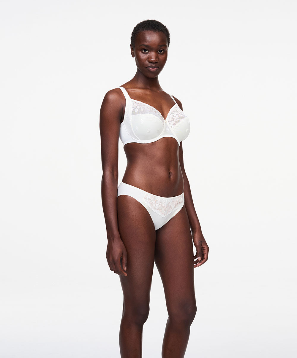 Soutien-gorge armatures très enveloppant Chantelle Bold Curve ivoire multicolore C13M10-0EN