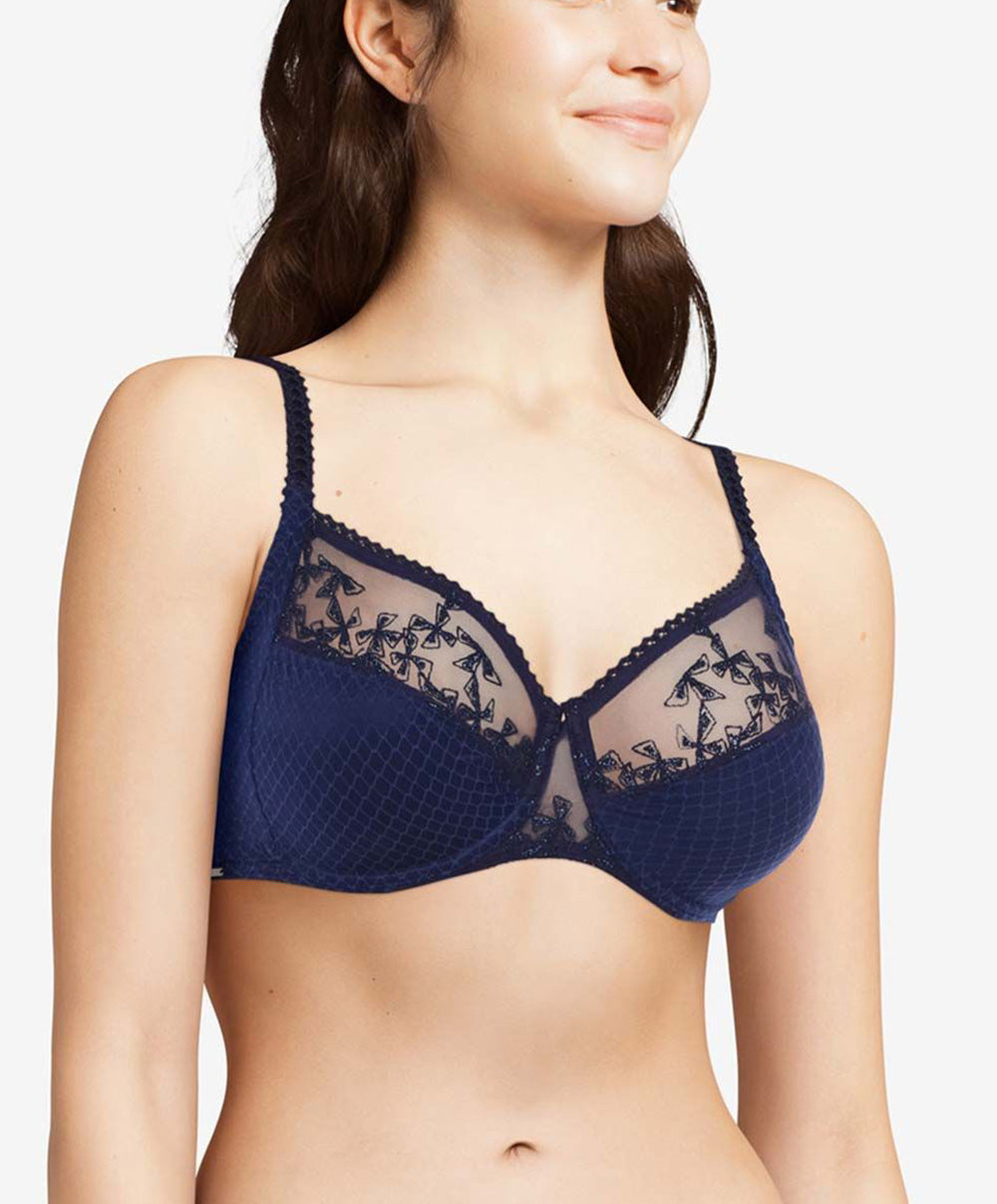 Soutien-gorge armatures très enveloppant Chantelle Instants saphir C13A10-0K4