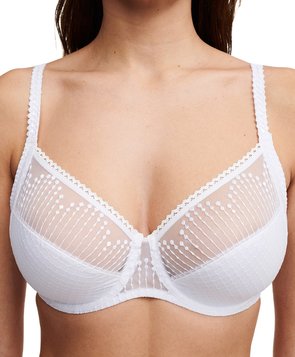 Soutien-gorge armatures grande taille Chantelle Luminesce blanc C19K10-010