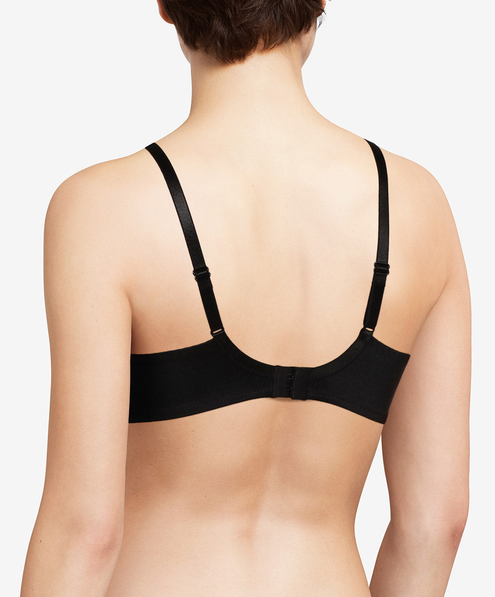 Soutien-gorge armatures grande taille Chantelle Luminesce noir or C19K10-0A1