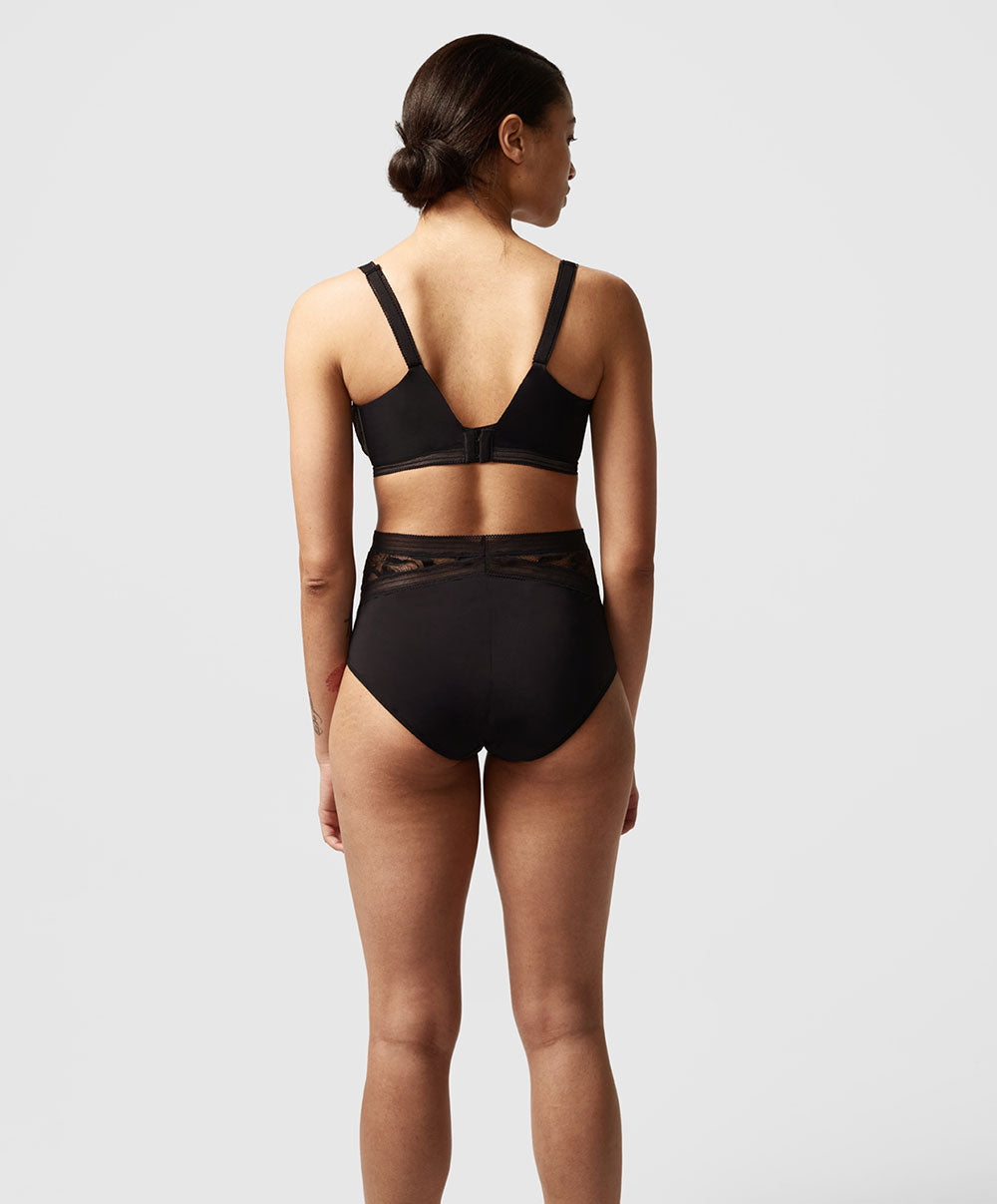Soutien-gorge armatures très enveloppant Chantelle True Lace noir C11M10-011
