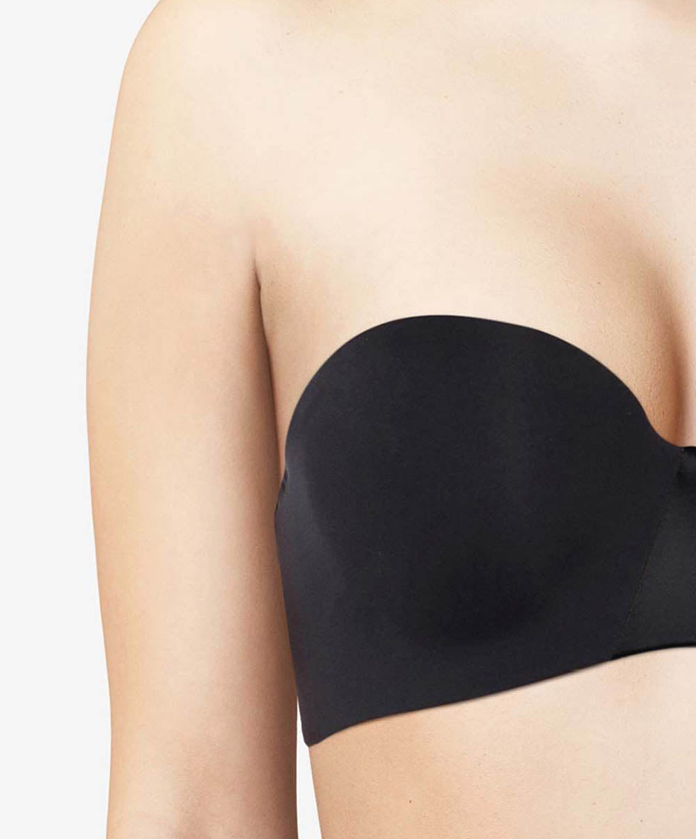 Soutien-gorge invisible bandeau coque Chantelle Essentiall Noir C15G50-011