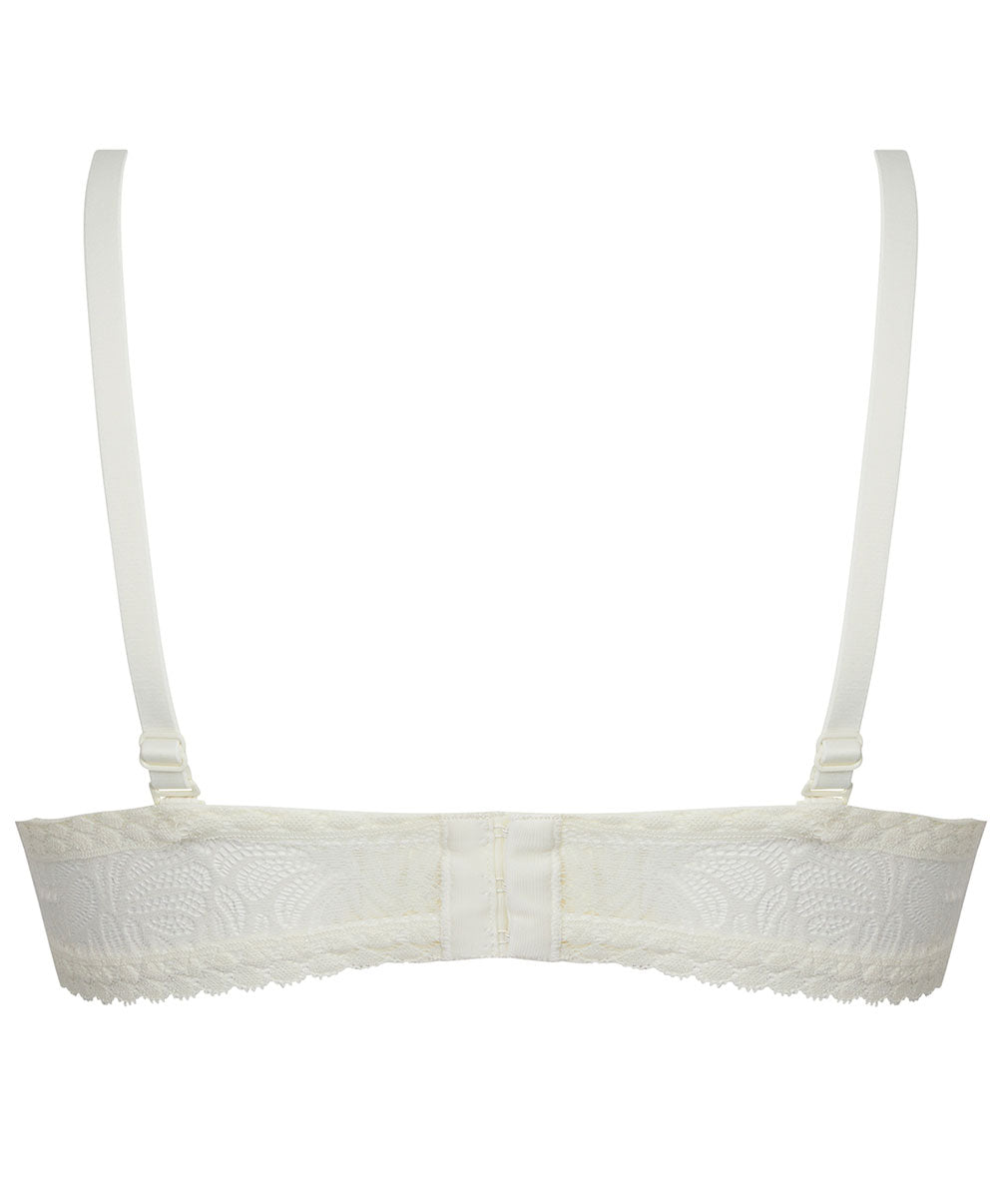 Soutien-gorge bandeau bretelles amovibles Antigel de Lise Charmel Atelier Séduction écru nacre ECH5657-EN