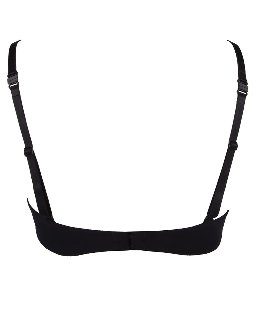 Soutien-gorge bandeau bretelles amovibles Antigel de Lise Charmel Culte Beauté noir ECH5666-NO