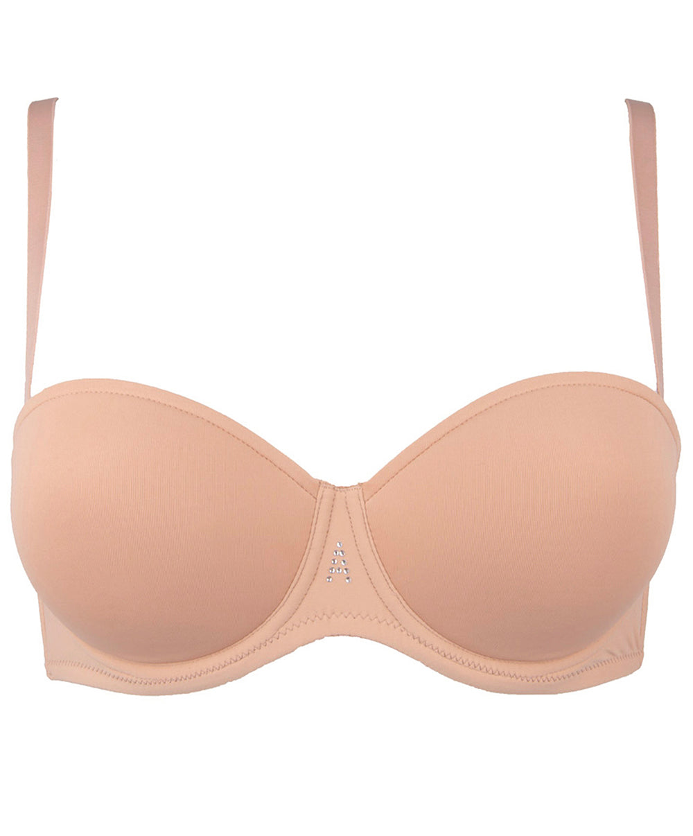 Soutien-gorge bandeau bretelles amovibles Antigel de Lise Charmel Culte Beauté skin rosé ECH5666-SR
