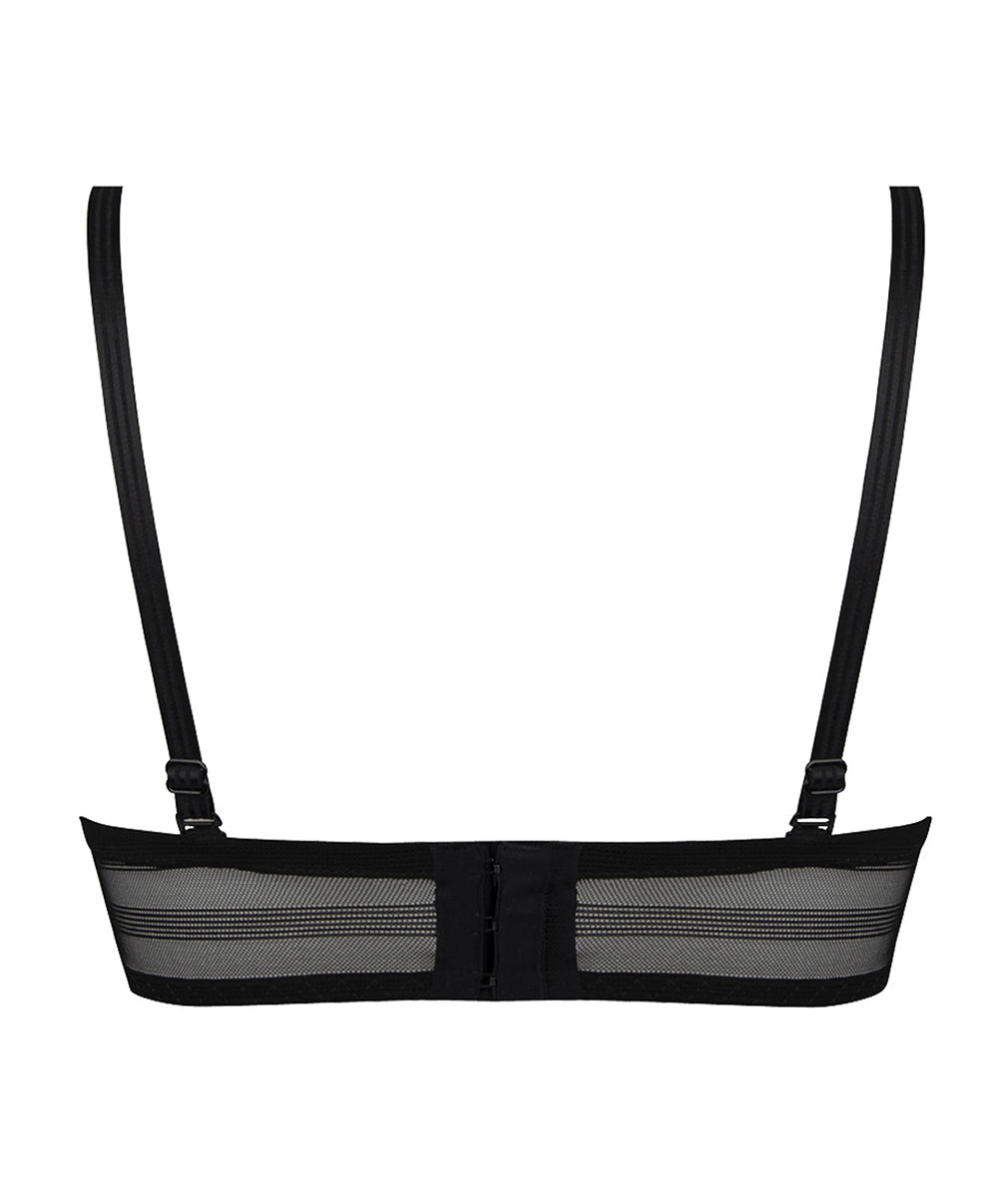 Soutien-gorge bandeau bretelles amovibles Antigel de Lise Charmel New Apesanteur noir ECJ5614-NO 100