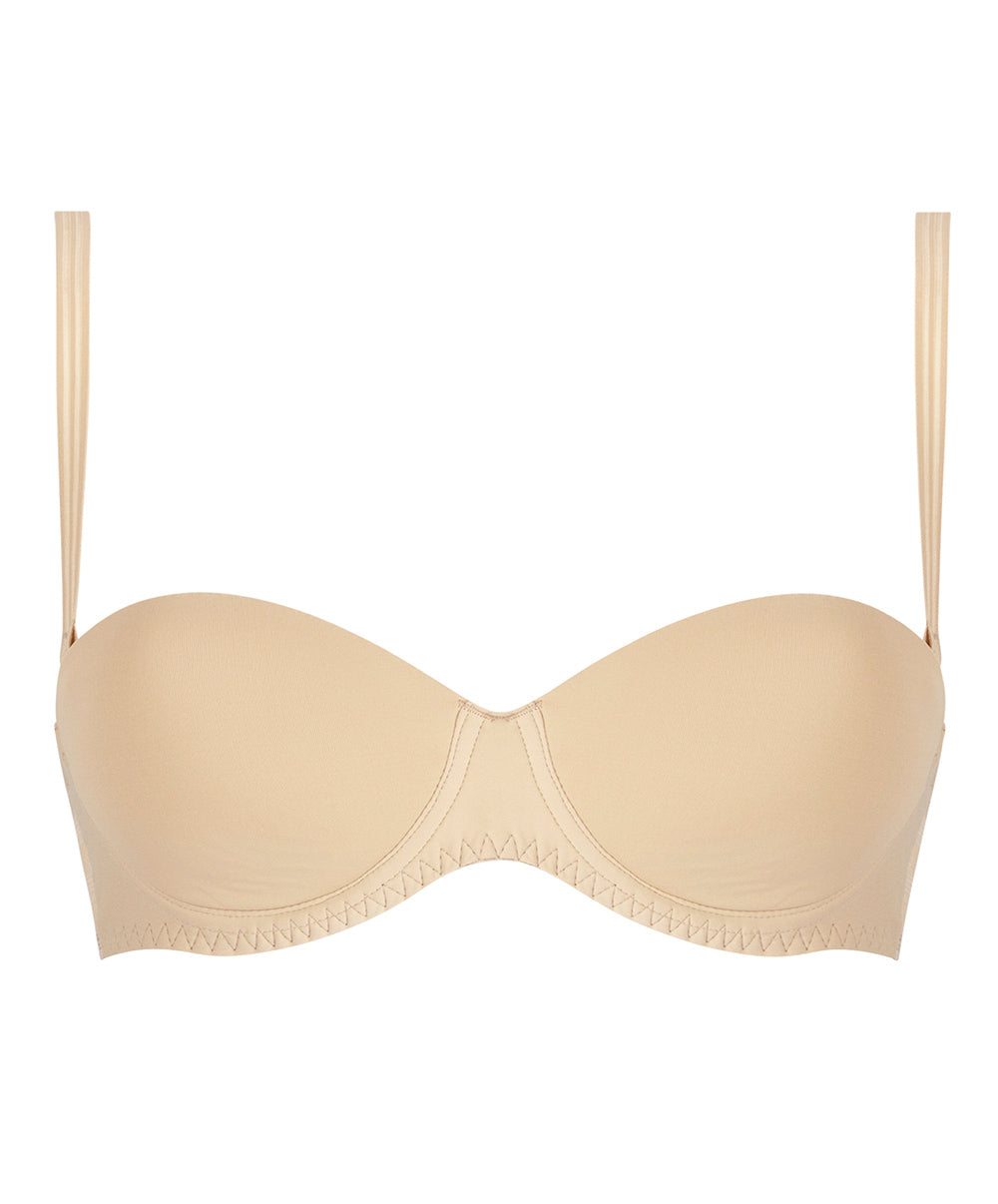 Soutien-gorge bandeau bretelles amovibles Antigel de Lise Charmel New Apesanteur skin rosé ECJ5614-SR