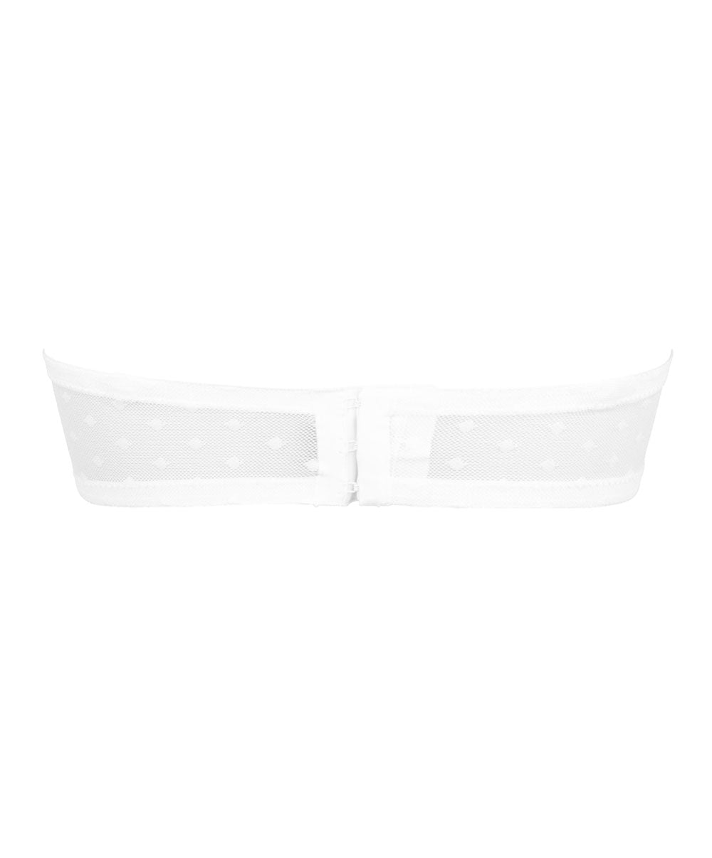Soutien-gorge bandeau bretelles amovibles Antigel de Lise Charmel Stricto Sensuelle blanc ECH5617-BL
