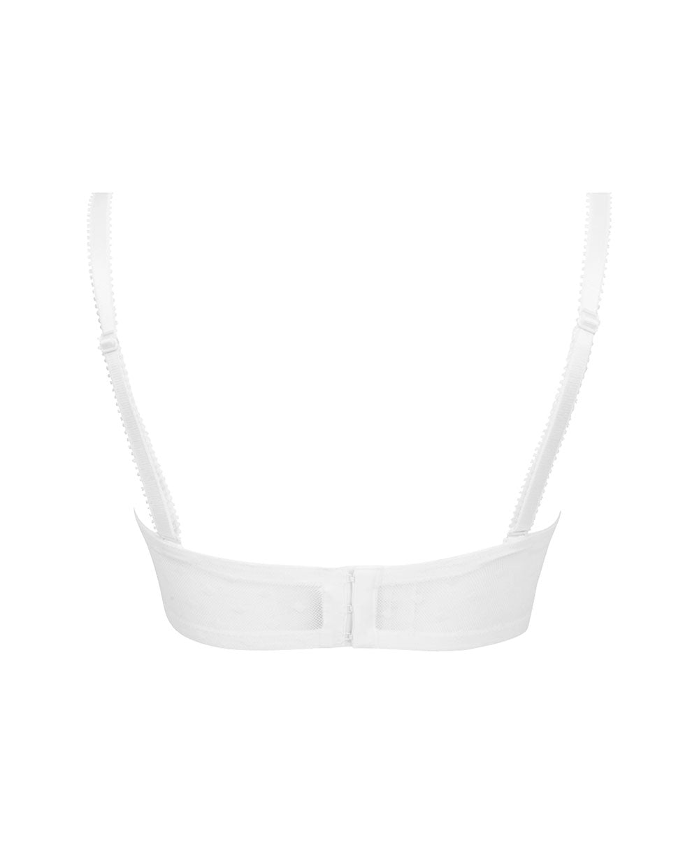 Soutien-gorge bandeau bretelles amovibles Antigel de Lise Charmel Stricto Sensuelle blanc ECH5617-BL