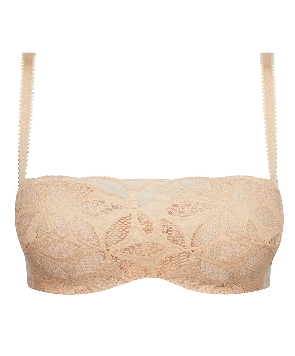 Soutien-gorge bandeau bretelles amovibles Antigel de Lise Charmel Stricto Sensuelle pêche ECH5617-SP