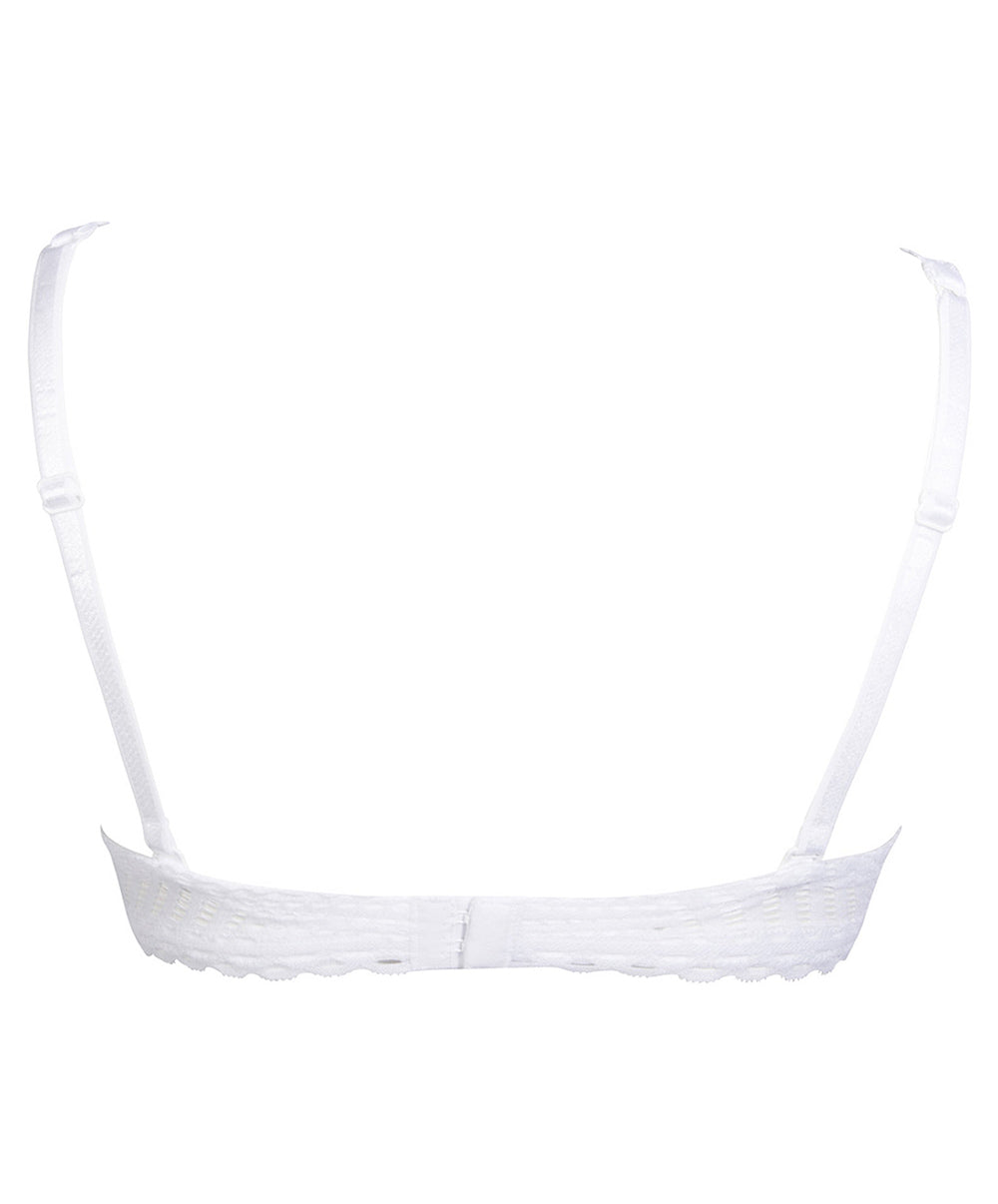 Soutien-gorge bandeau bretelles amovibles Antigel de Lise Charmel Tressage Graphic blanc ECC8337-5637-TB