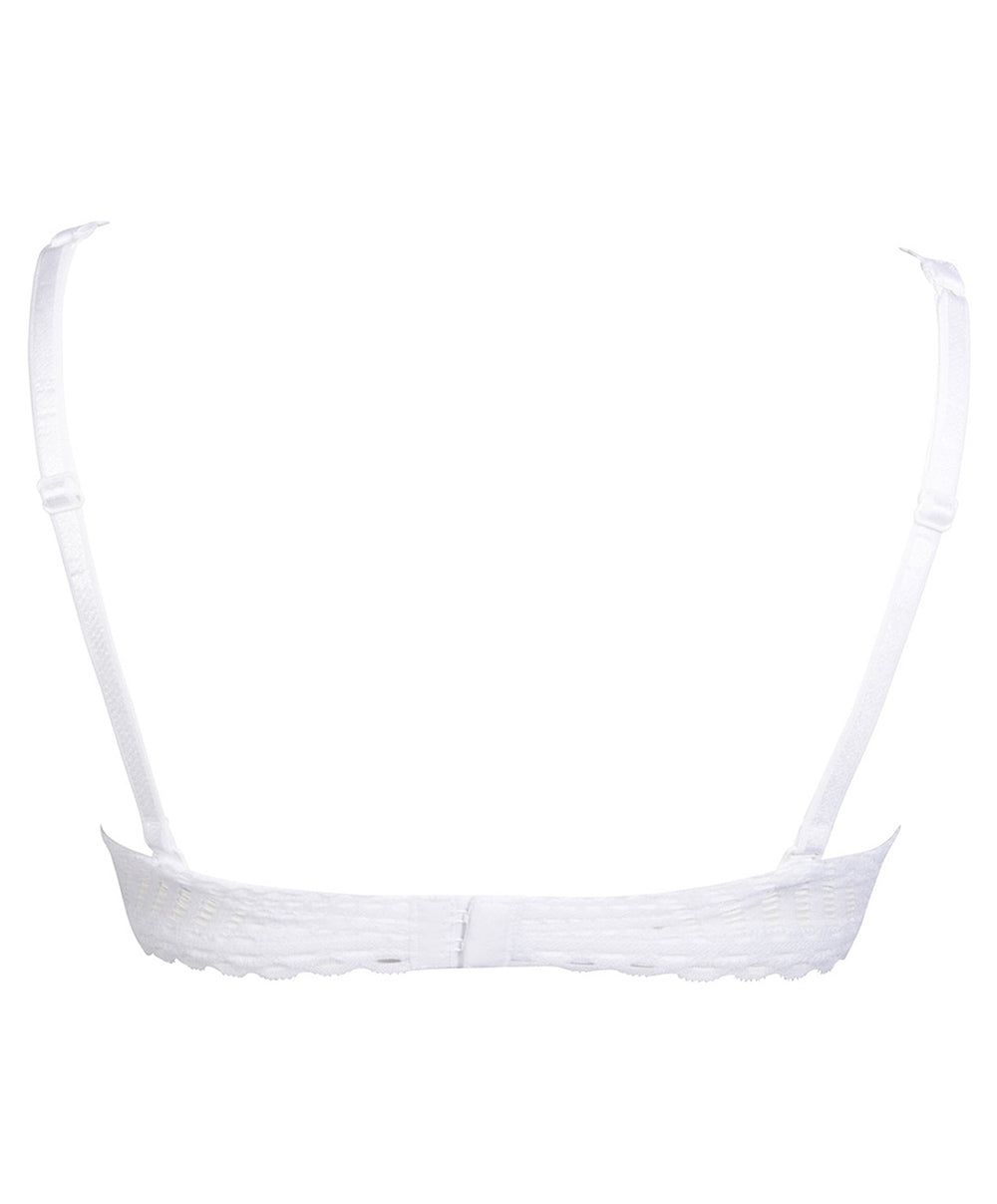 Soutien-gorge bandeau bretelles amovibles Antigel de Lise Charmel Tressage Graphic blanc ECC8337-5637-TB