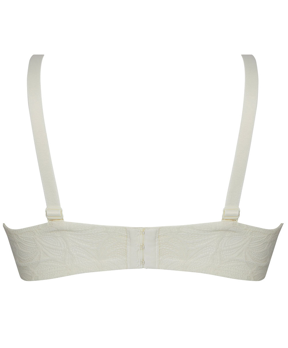 Soutien-gorge bandeau bretelles amovibles grande taille Antigel de Lise Charmel Atelier Séduction écru nacre FCH5657-EN
