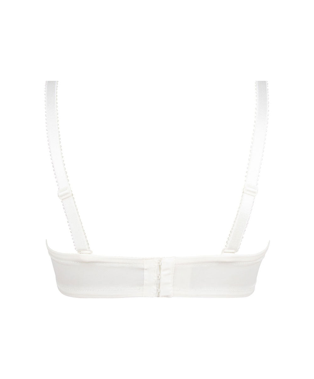 Soutien-gorge bandeau bretelles amovibles grande taille Antigel de Lise Charmel Stricto Sensuelle écru nacre FCH5617-EN