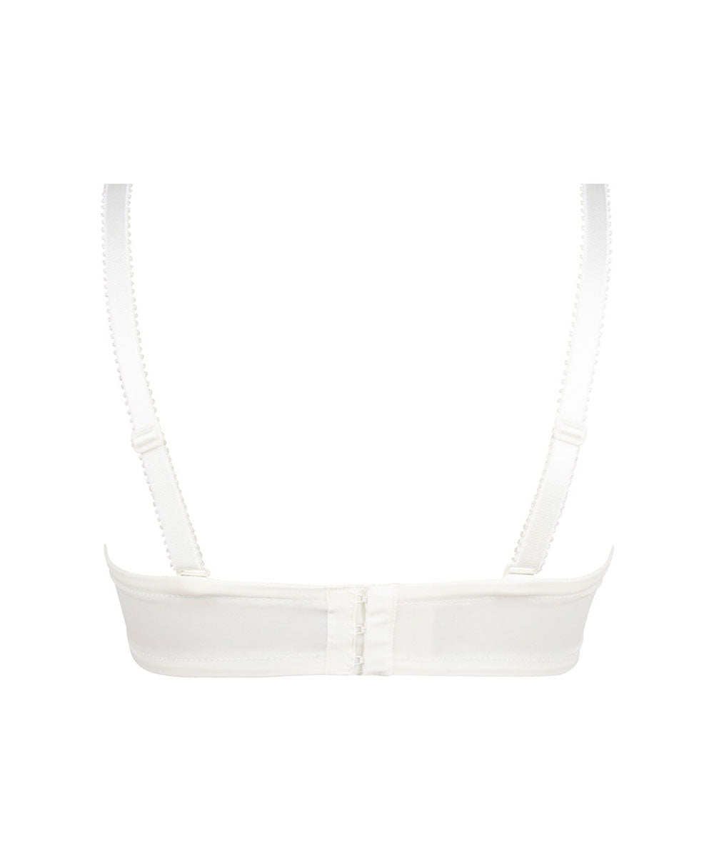Soutien-gorge bandeau bretelles amovibles grande taille Antigel de Lise Charmel Stricto Sensuelle écru nacre FCH5617-EN