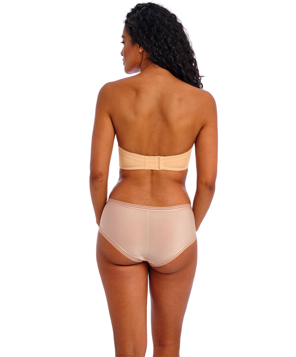 Soutien-gorge bandeau moulé armatures bretelles amovibles Freya Deco nude AA4233-NUE