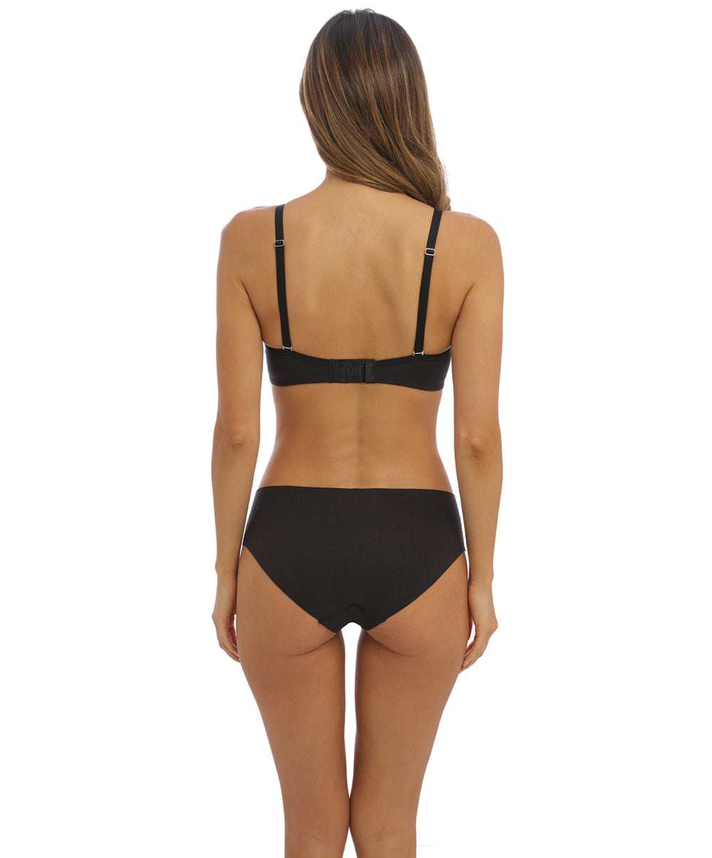 Soutien-gorge bandeau moulé bretelles amovibles invisible Wacoal Accord noir WE600415-BLK