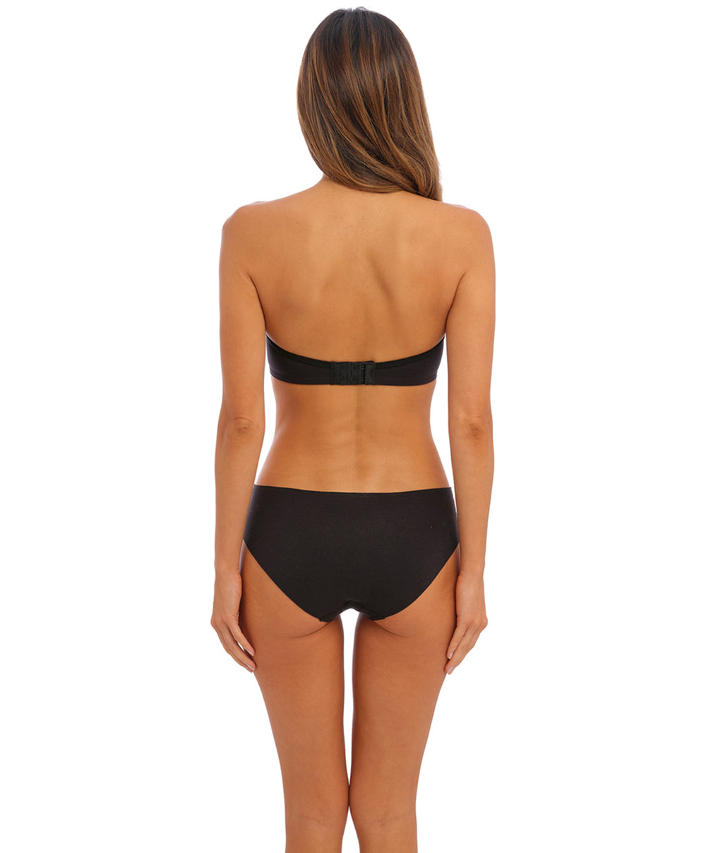 Soutien-gorge bandeau moulé bretelles amovibles invisible Wacoal Accord noir WE600415-BLK