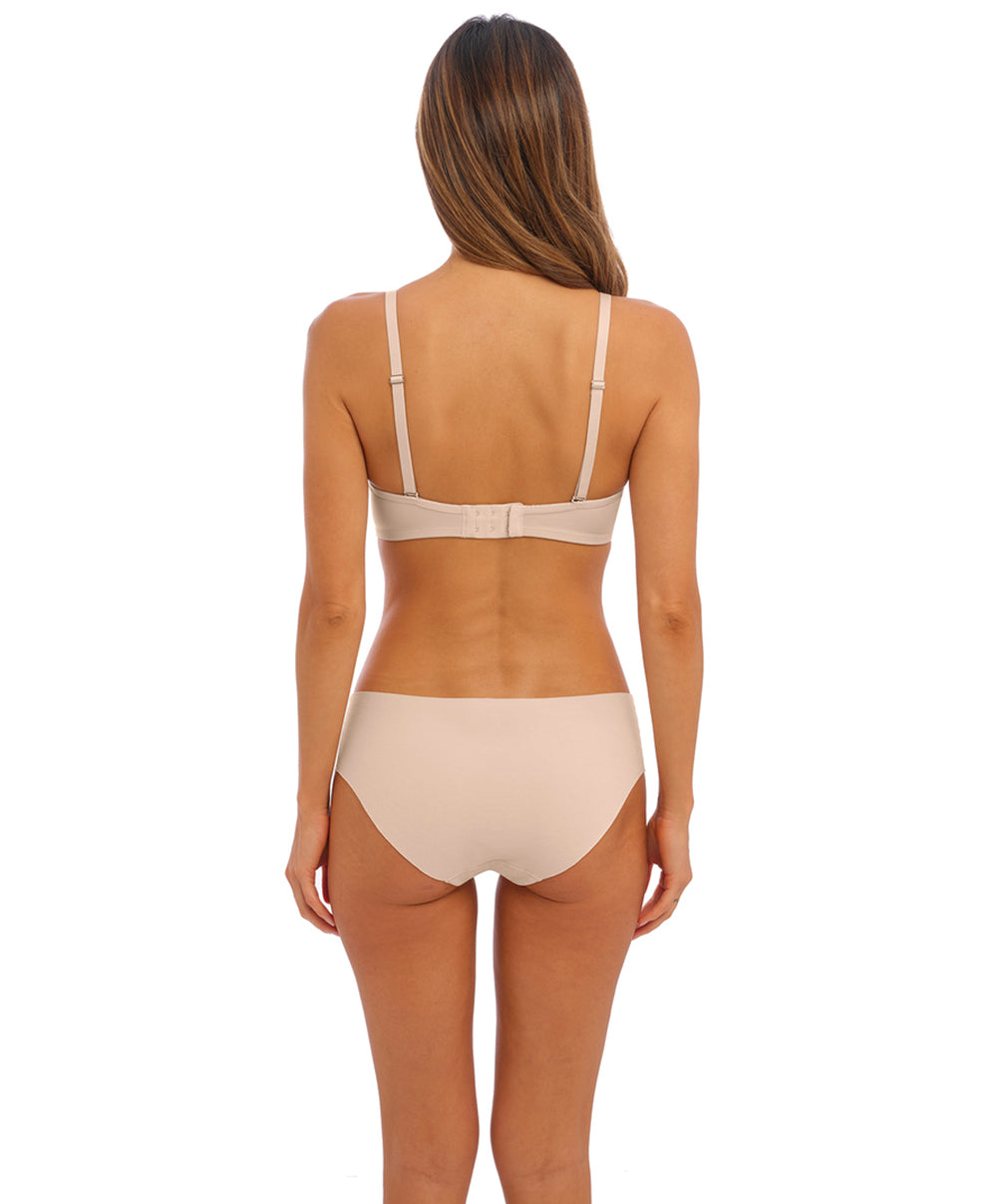 Soutien-gorge bandeau moulé bretelles amovibles invisible Wacoal Accord frappe nude WE600415-FRP