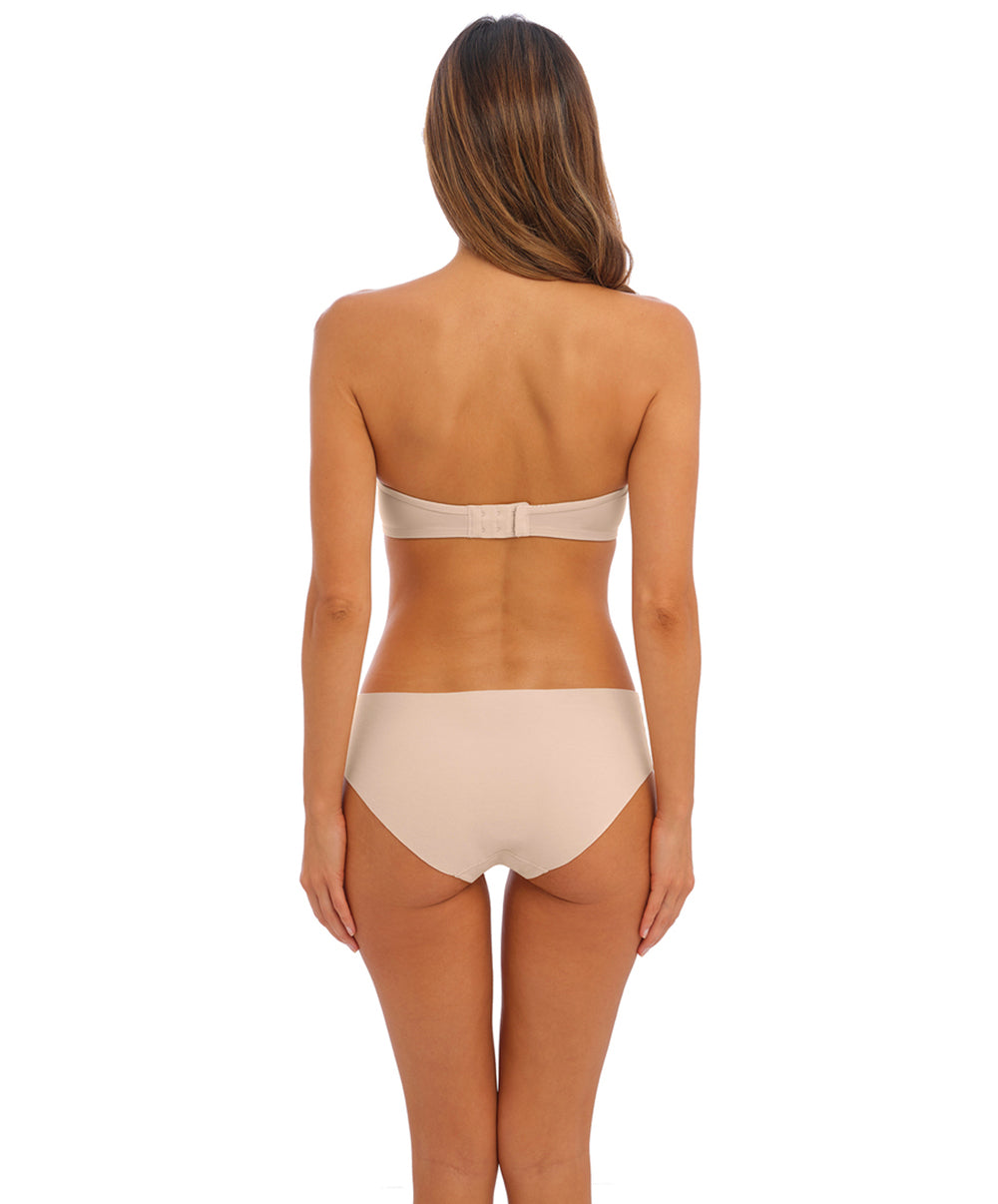 Soutien-gorge bandeau moulé bretelles amovibles invisible Wacoal Accord frappe nude WE600415-FRP