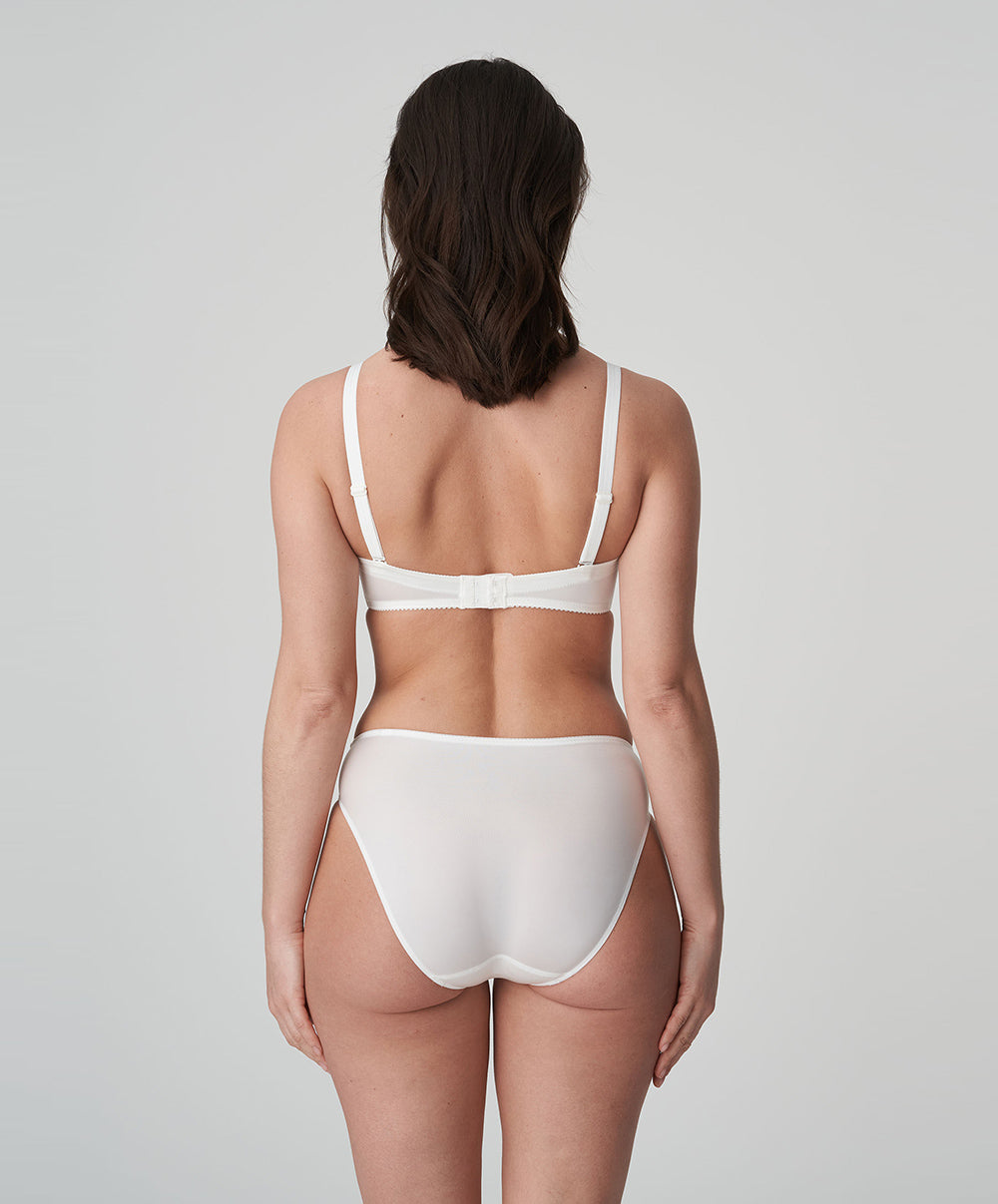 Soutien-gorge bandeau moulé lisse bretelles amovibles invisible à armatures PrimaDonna Satin noir 0161331-NAT