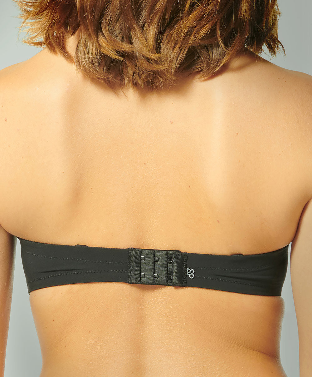 Soutien-gorge bandeau sans bretelles moulé spacer Caresse noir Simone Pérèle 12A300-015