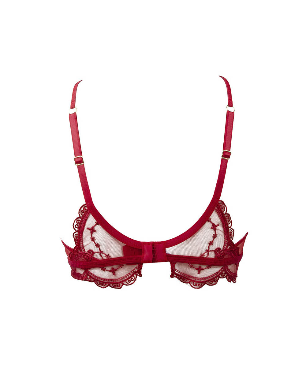Soutien-gorge bandeau souple Lise Charmel Tellement glamour Rubis ACH5904-SR