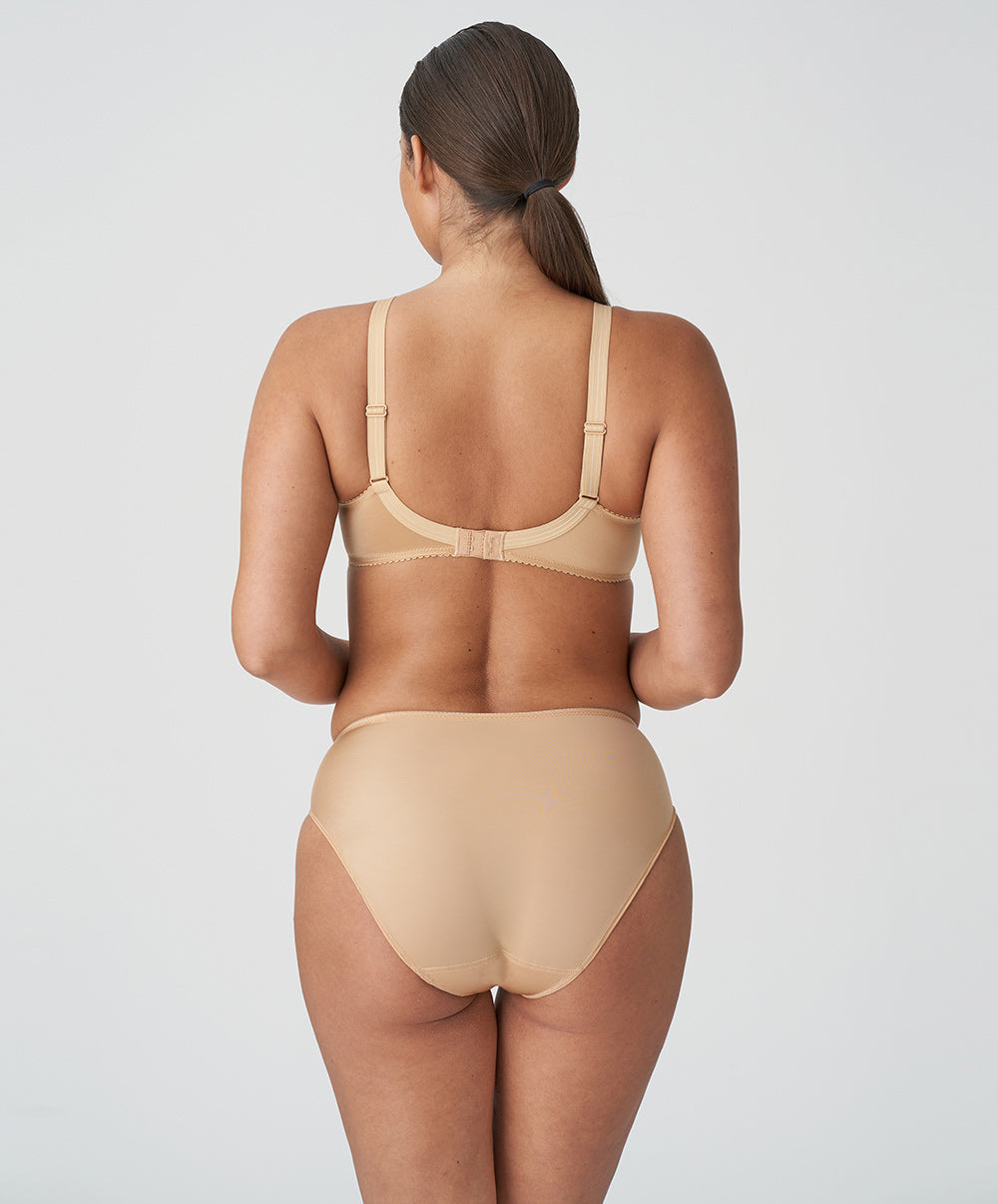 Soutien-gorge bonnets moulés lisses à armatures invisible PrimaDonna Satin cognac 0161330-COG