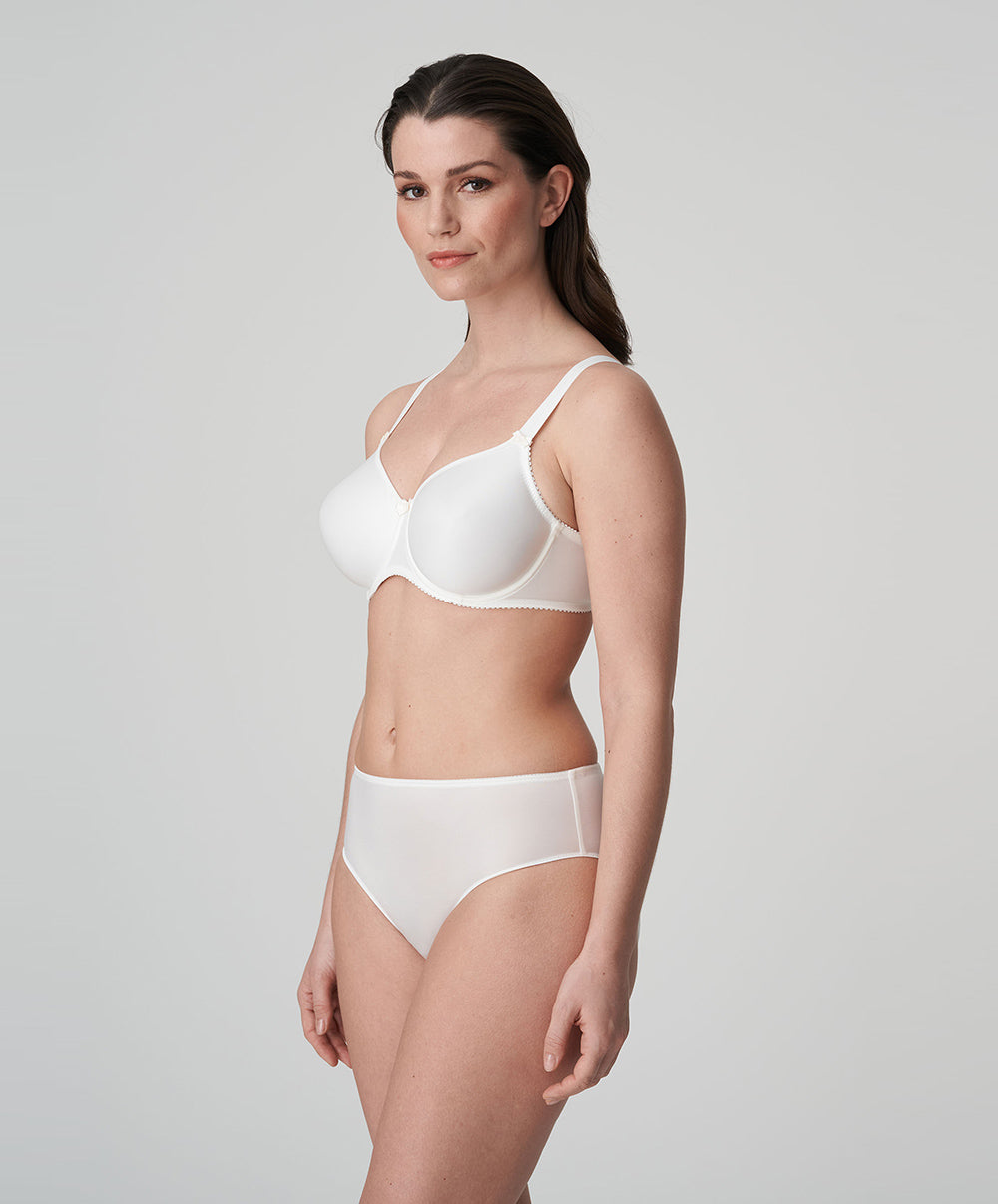 Soutien-gorge bonnets moulés lisses à armatures invisible PrimaDonna Satin noir 0161330-NAT