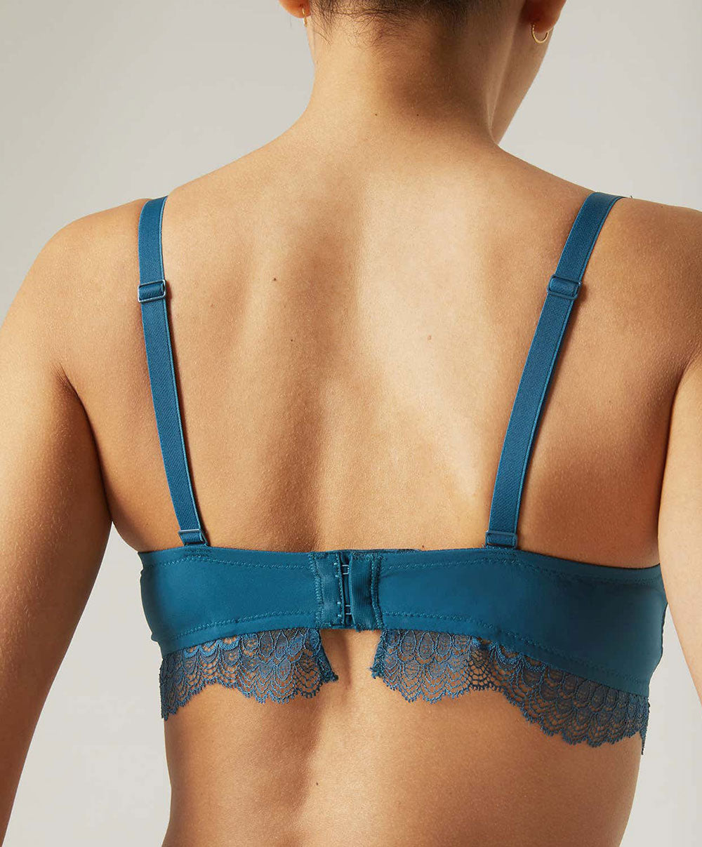 Soutien-gorge brassière Eclat Bleu canard Simone Pérèle 13N360-579