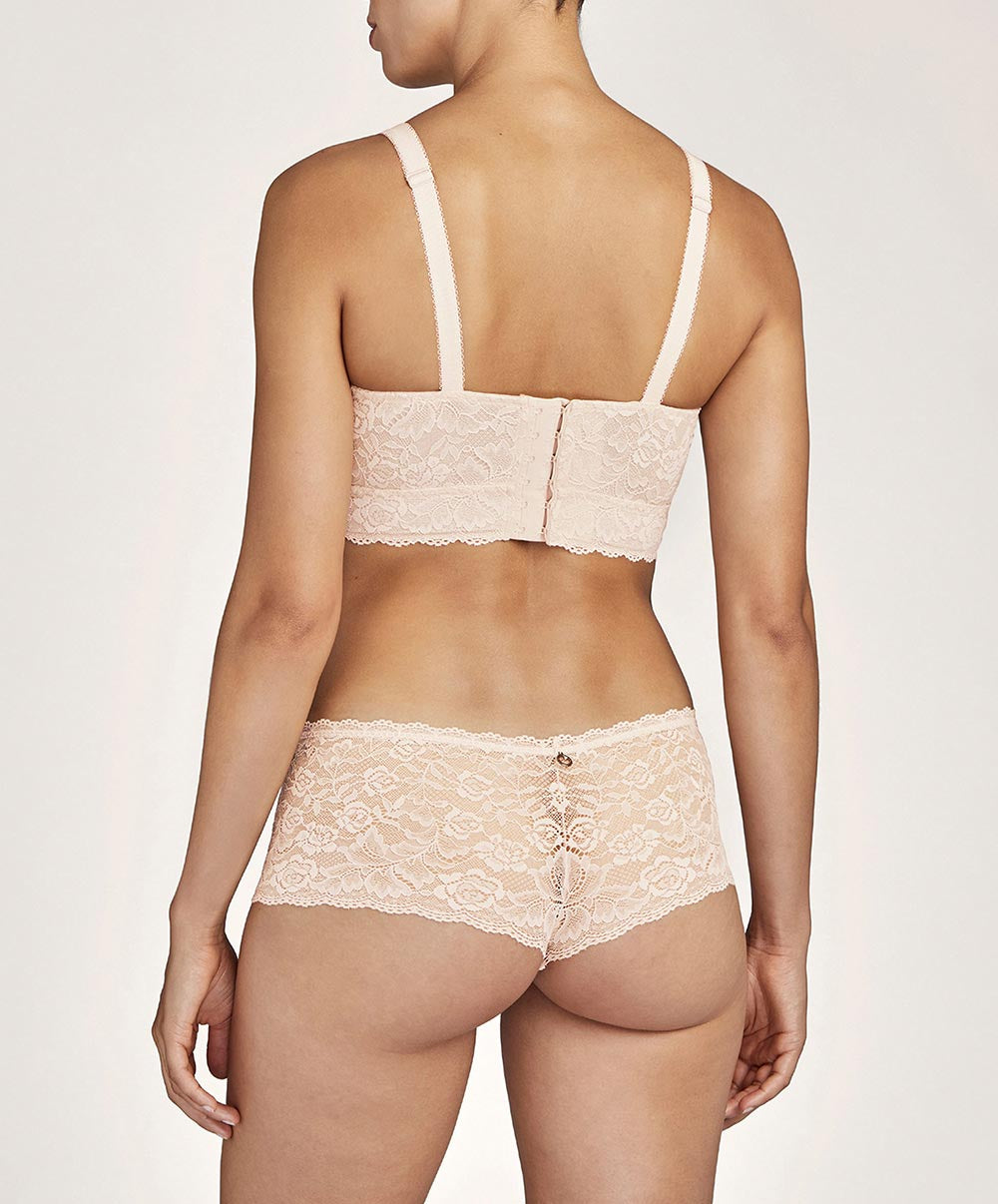 Soutien-gorge brassière confort sans armatures bralette Rosessence nude été Aubade HK10-02-NETE
