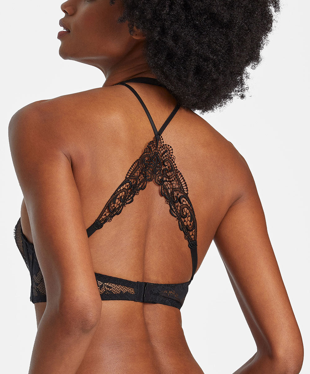 Soutien-gorge brassière dentelle bralette Night Bird black queen Aubade RD10-BQUE