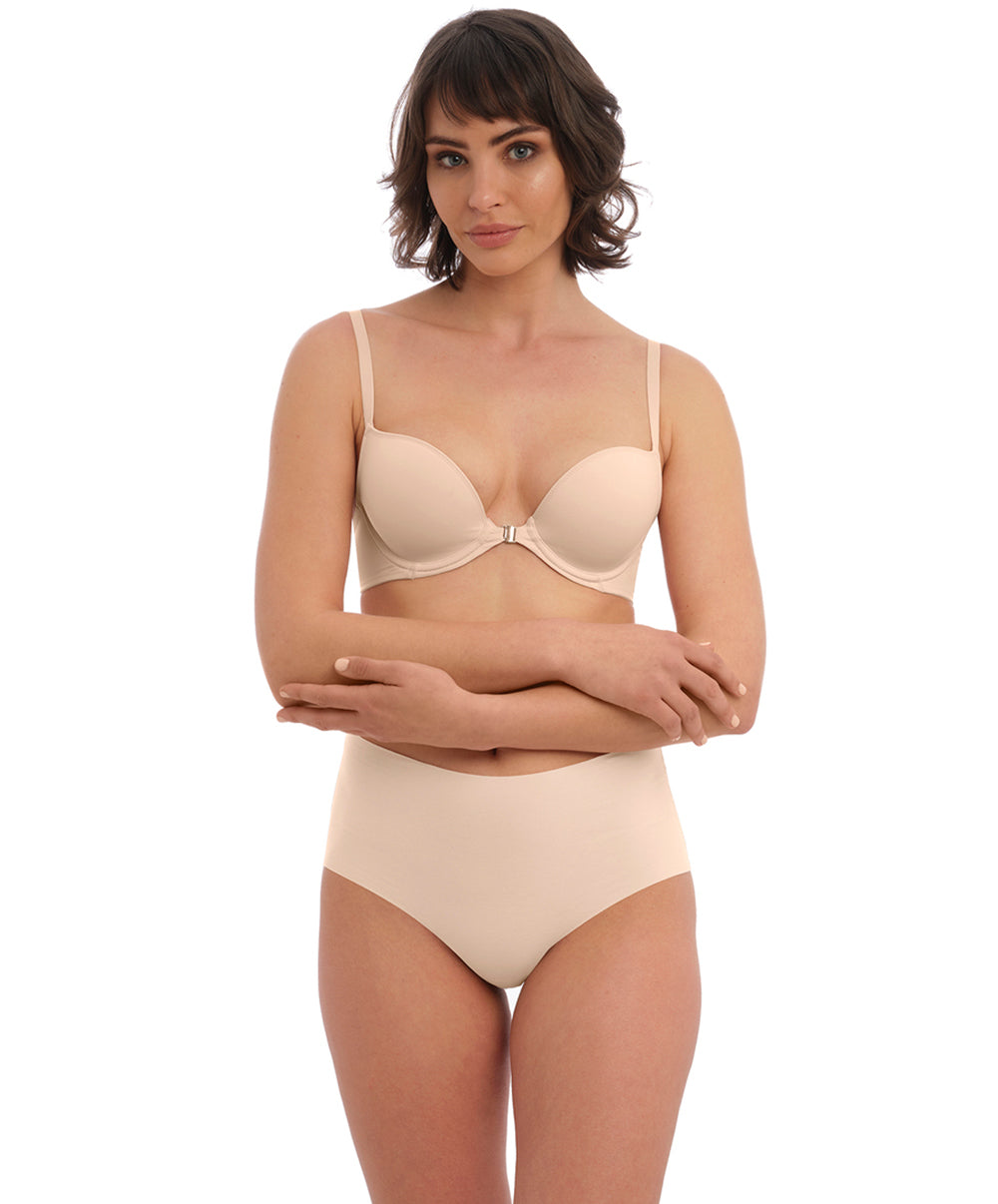 Soutien-gorge contour moulé lisse ouverture frontale Wacoal Accord frappe nude WE600416-FRP