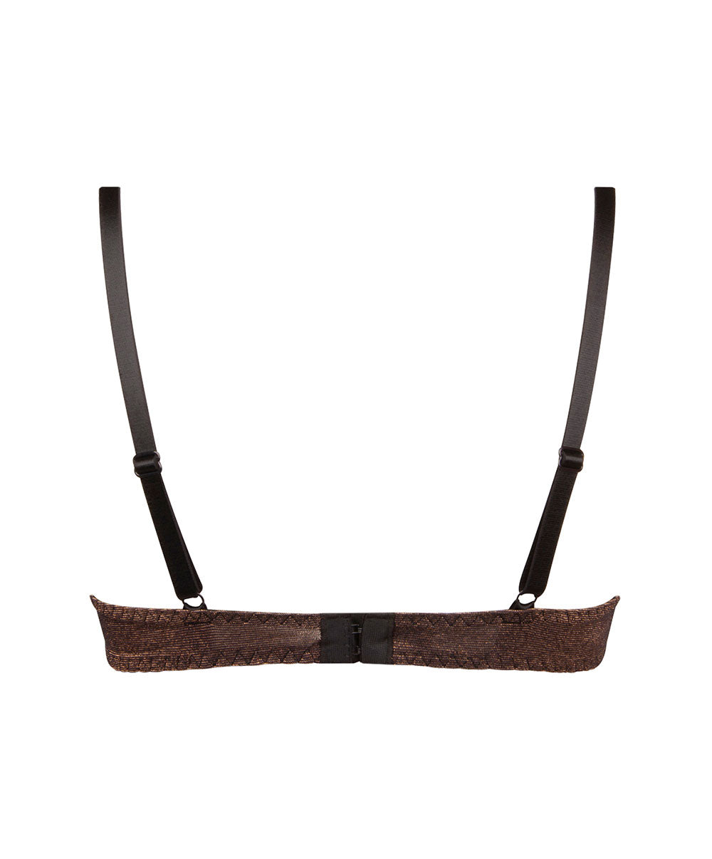 Soutien-gorge coque Antigel de Lise Charmel Disco Dentelle cuivre ECH8046-CD