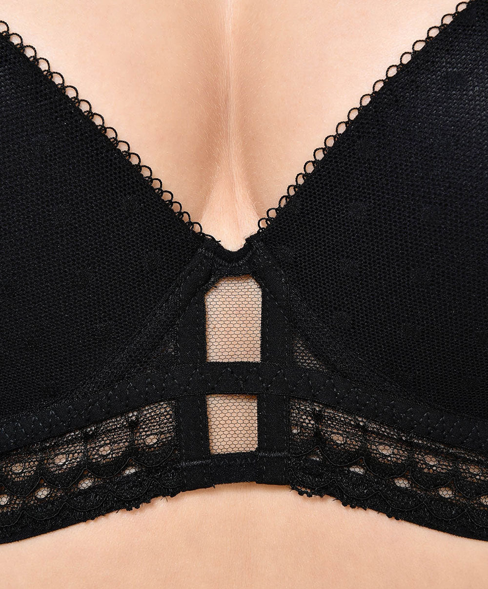 Soutien-gorge coque Antigel de Lise Charmel Intermède Sexy noir ECG3682-3882-NO