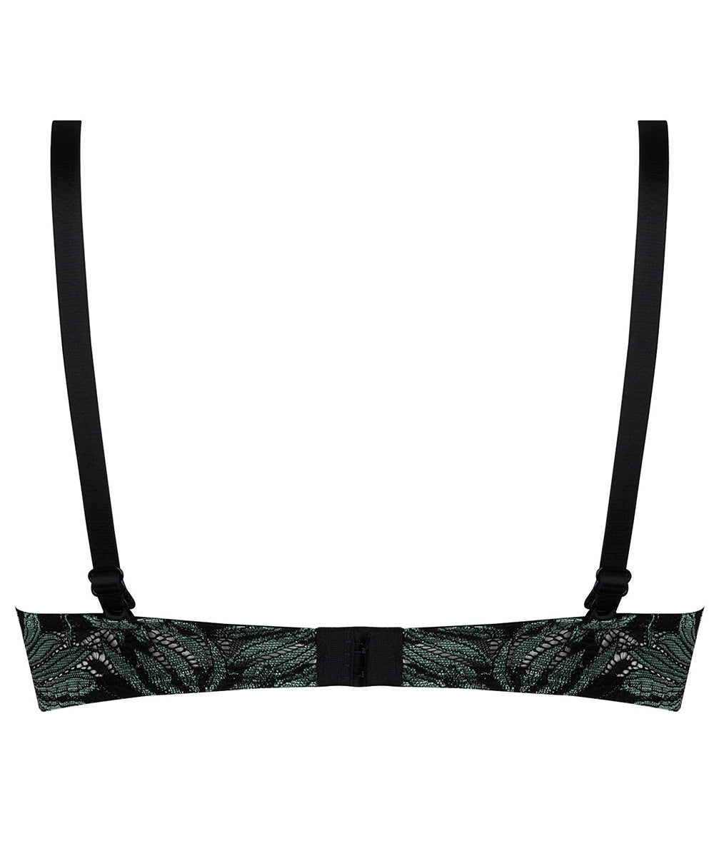 Soutien-gorge coque Antigel de Lise Charmel Jungle du Soir vert minuit ECJ8044-VM