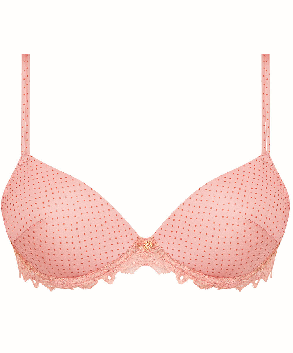 Soutien-gorge coque moulé Antigel de Lise Charmel Pétille en Glam bulles rosées ECH8082-BR