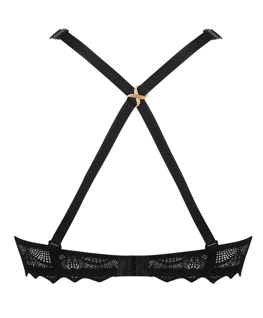 Soutien-gorge coque Antigel de Lise Charmel Sexy Bohême noir ECJ8040-NO