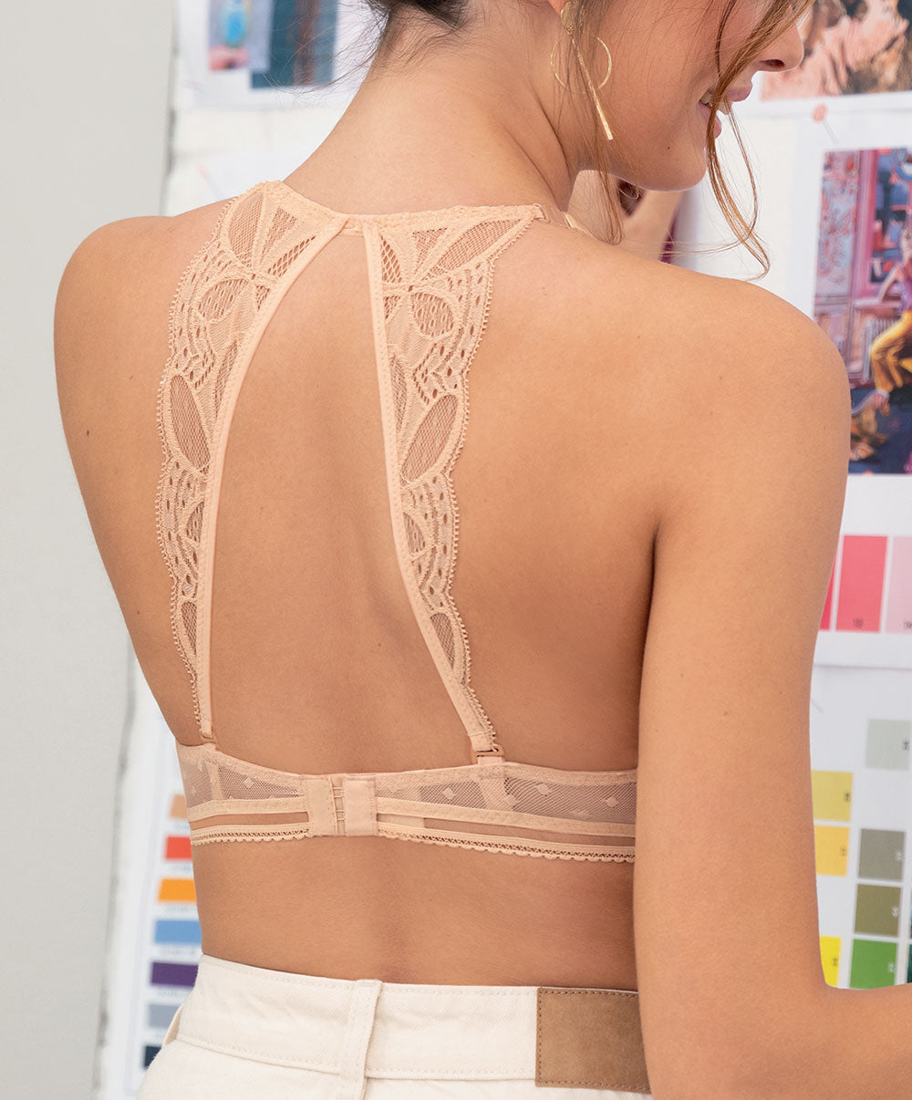 Soutien-gorge coque moulé Antigel de Lise Charmel Stricto Sensuelle pêche ECH8017-SP