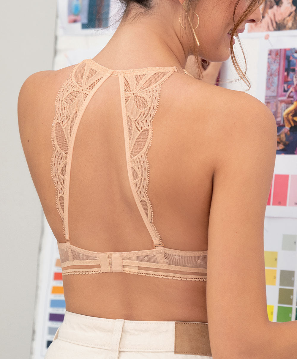 Soutien-gorge coque moulé Antigel de Lise Charmel Stricto Sensuelle pêche ECH8017-SP