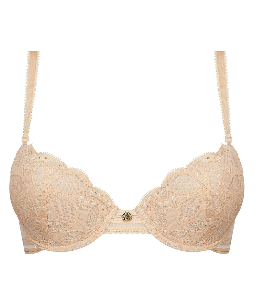 Soutien-gorge coque moulé Antigel de Lise Charmel Stricto Sensuelle pêche ECH8017-SP