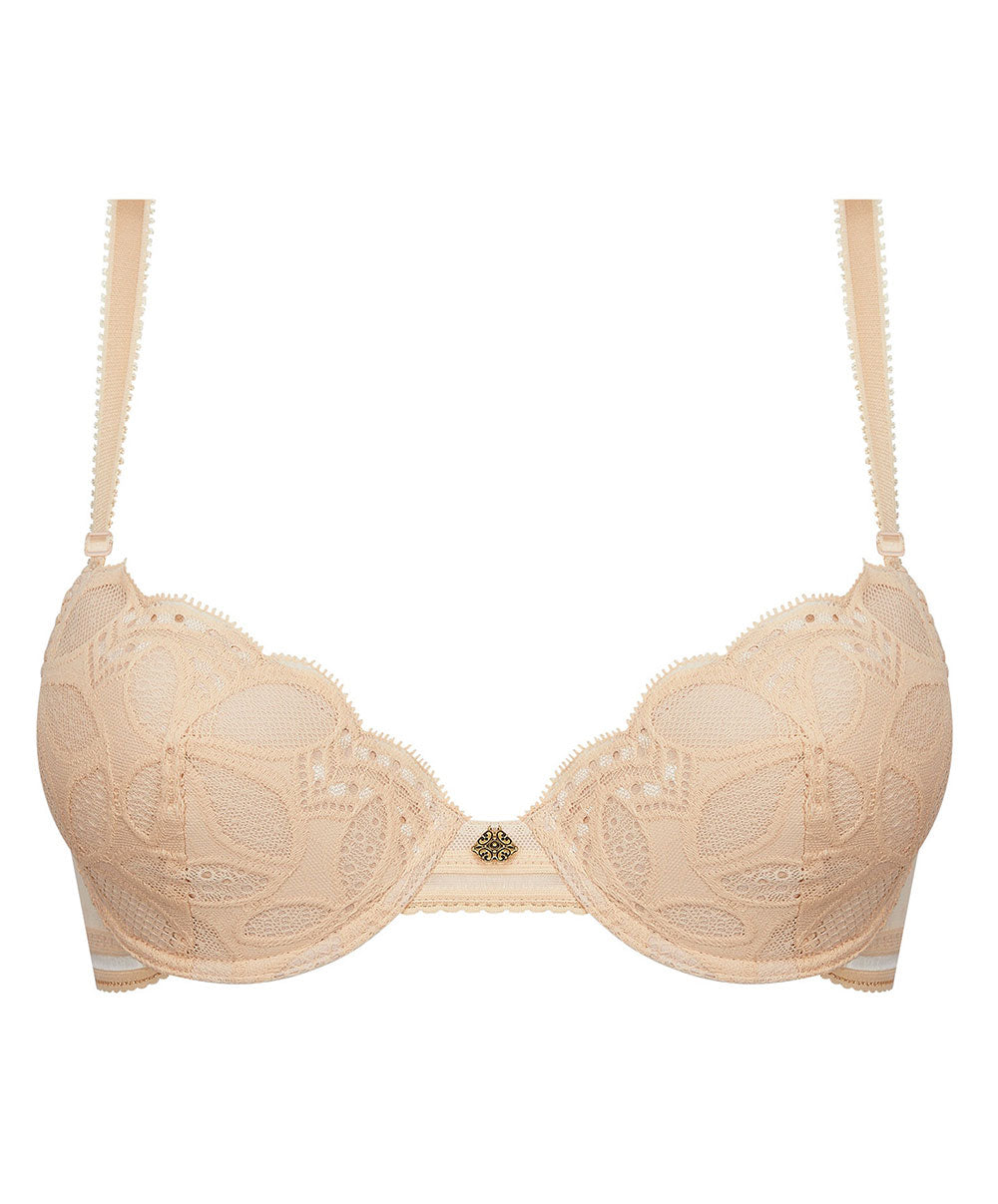 Soutien-gorge coque moulé Antigel de Lise Charmel Stricto Sensuelle pêche ECH8017-SP